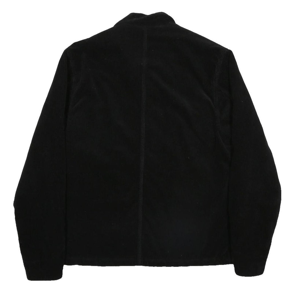 CARHARTT WIP Michigan Coat Mens Black Corduroy Jacket S Cotton Blend Workwear