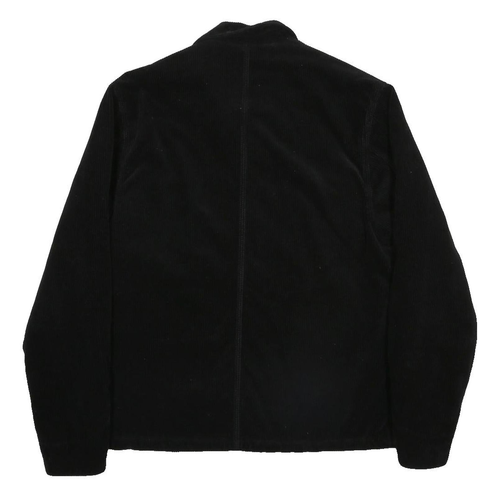 CARHARTT WIP Michigan Coat Mens Black Corduroy Jacket S Cotton Blend Workwear