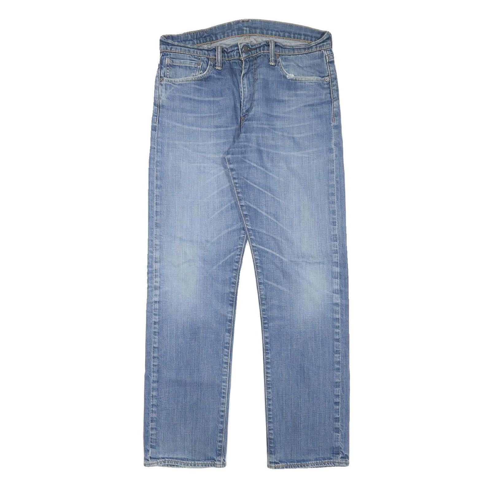 LEVI'S Mens Regular Fit Blue Denim Jeans Zip W32 L31 Classic Casual Wear