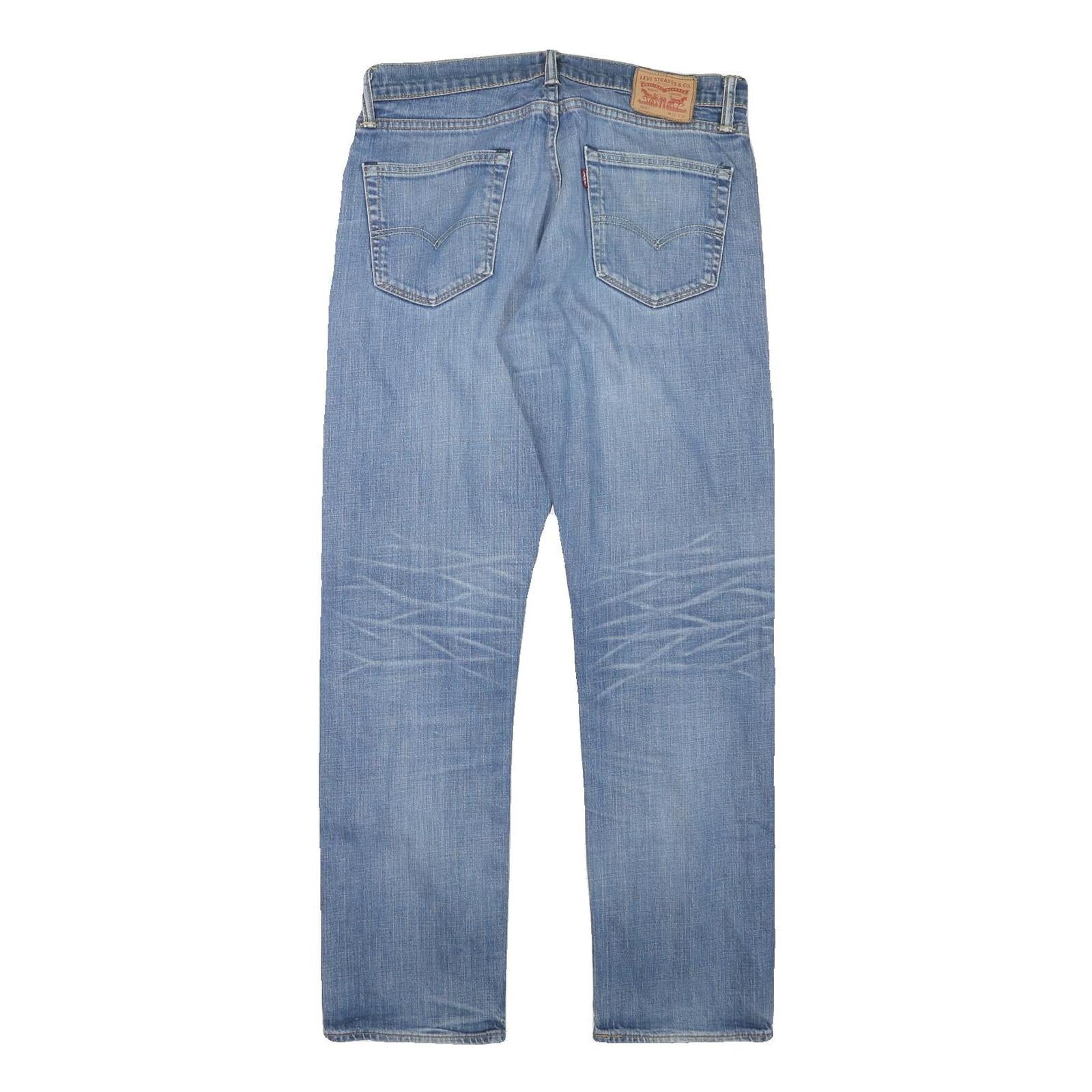 LEVI'S Mens Regular Fit Blue Denim Jeans Zip W32 L31 Classic Casual Wear