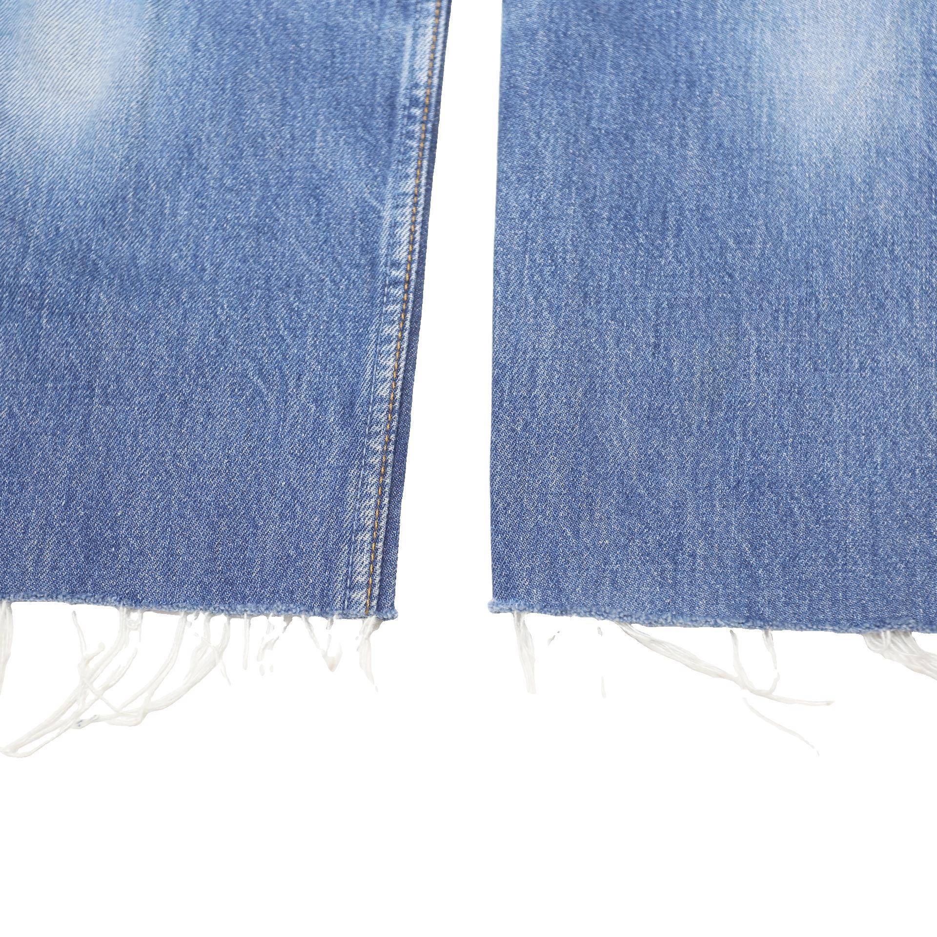 LEVI'S 501 Mens Jeans Blue Regular Straight Denim Light W32 L25 Classic Cotton