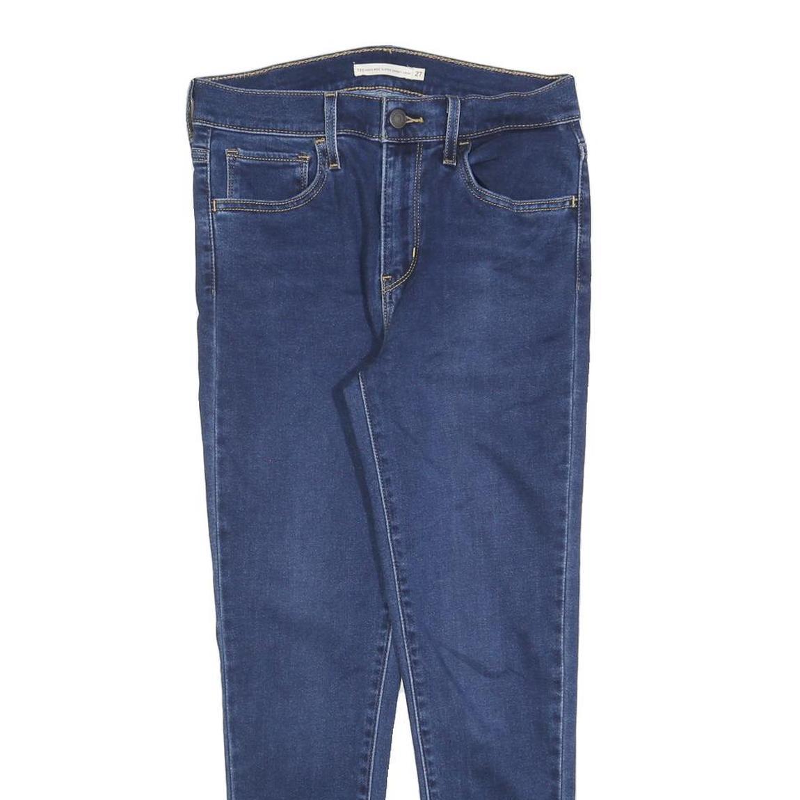 LEVI'S 720 Womens Jeans Blue Slim Skinny Denim Medium W27 L25 Stretch Cotton