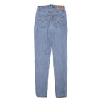 LEVI'S Womens Slim Blue Denim Light W24 L30 Cotton Blend Zip Jeans Skinny