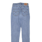 LEVI'S Womens Slim Blue Denim Light W24 L30 Cotton Blend Zip Jeans Skinny
