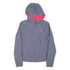 THE NORTH FACE Womens Grey Pink Hoodie Jacket S Polyester Blend Zip Outdoor