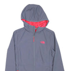 THE NORTH FACE Womens Grey Pink Hoodie Jacket S Polyester Blend Zip Outdoor