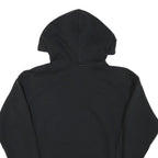 ADIDAS Womens Black Hoodie UK 6 Cotton Blend Pullover Logo Sweatshirt