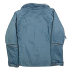 COLUMBIA Womens Blue Jacket L Polyester Blend Plain Zip Outdoor Warm