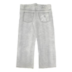 UNCLE SAM Mens Jeans White Grey Regular Straight Cotton Button W38 L27 Logo