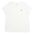 LEVI'S Womens White L Classic T-Shirt Short Sleeve Crew Neck Cotton Logo