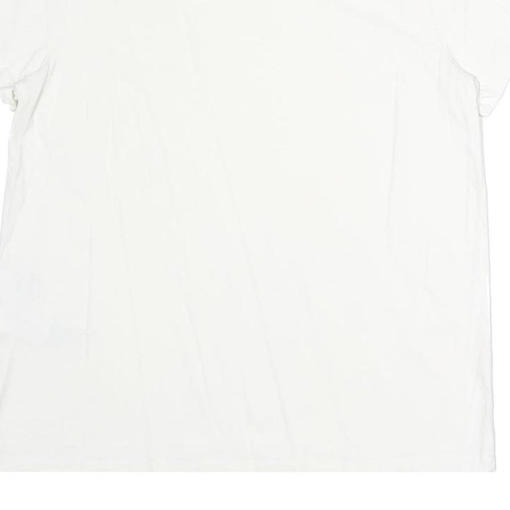 LEVI'S Womens White L Classic T-Shirt Short Sleeve Crew Neck Cotton Logo