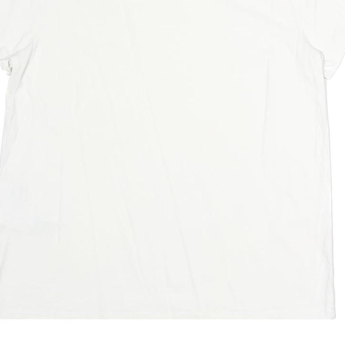 LEVI'S Womens White L Classic T-Shirt Short Sleeve Crew Neck Cotton Logo