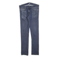 CARHARTT Mens Slim Blue Denim Jeans W32 L34 Zip Cotton Blend Stylish Comfort