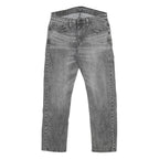 LEVI'S 502 Mens Jeans Grey Slim Straight Denim Medium W30 L30 Zip Closure