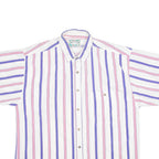 PUT IT ON Mens Shirt White 90s Striped L