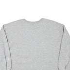 MISS SELFRIDGE Womens Grey Crew Neck UK 14 Embroidered Sweatshirt Crop Top