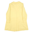 CYCLONE Womens Yellow Jacket M Polyester Plain Button Closure Stylish