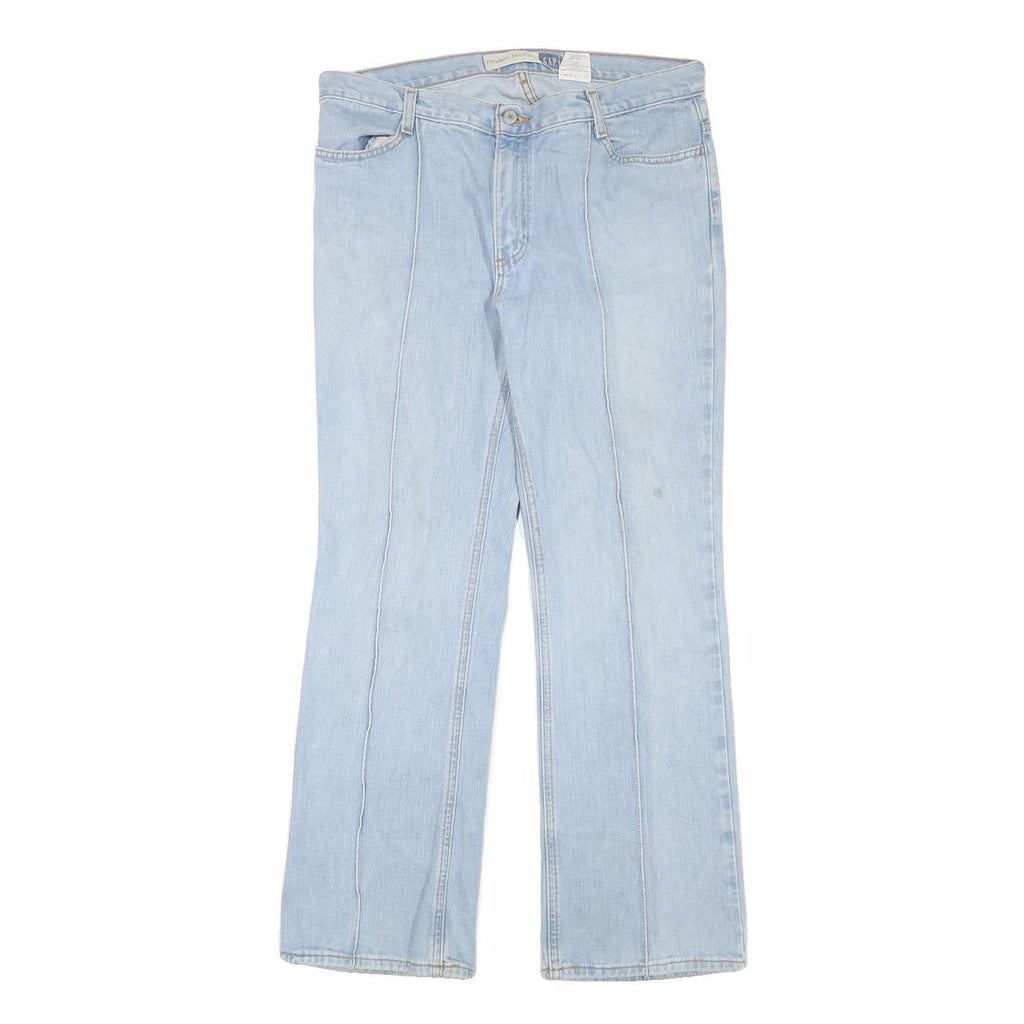 GAP Womens Relaxed Light Blue Denim Jeans W34 L29 Relaxed Fit Zip Closure