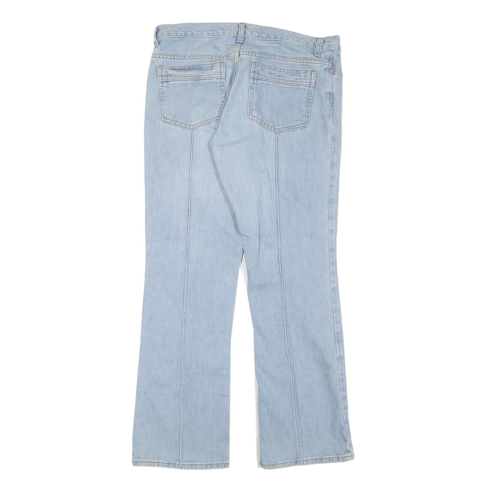 GAP Womens Relaxed Light Blue Denim Jeans W34 L29 Relaxed Fit Zip Closure