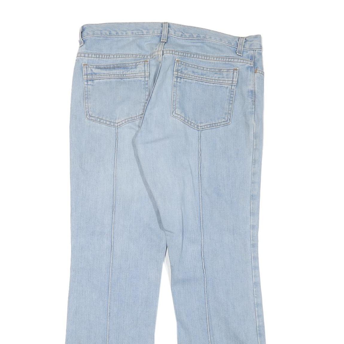 GAP Womens Relaxed Light Blue Denim Jeans W34 L29 Relaxed Fit Zip Closure