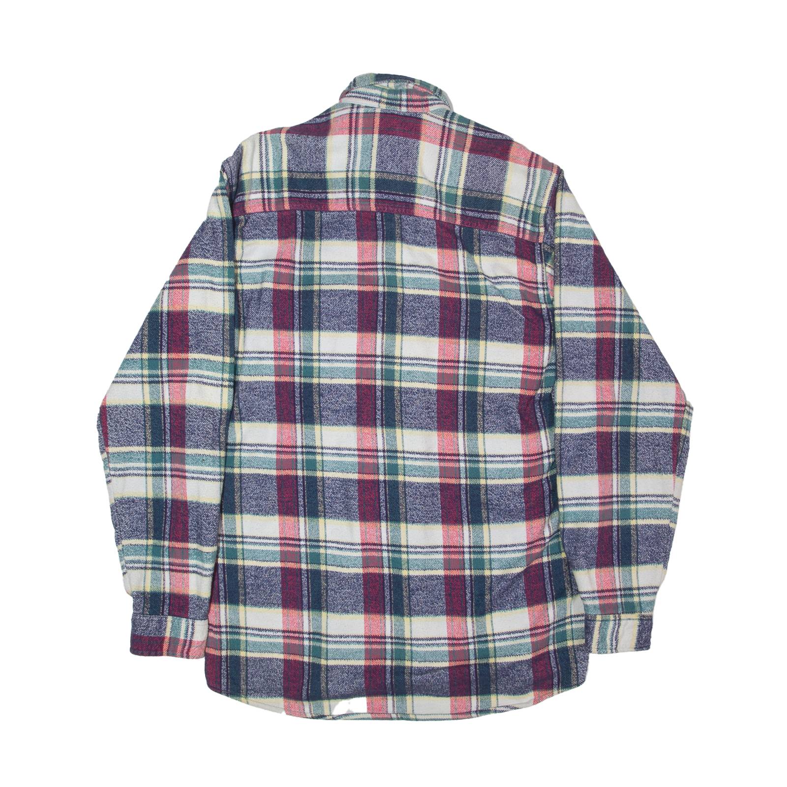 Mens Shirt Blue Check Long Sleeve M