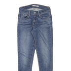 LEVI'S Womens Jeans Blue Slim Skinny Denim Medium W24 L26 Stylish Stretch Cotton