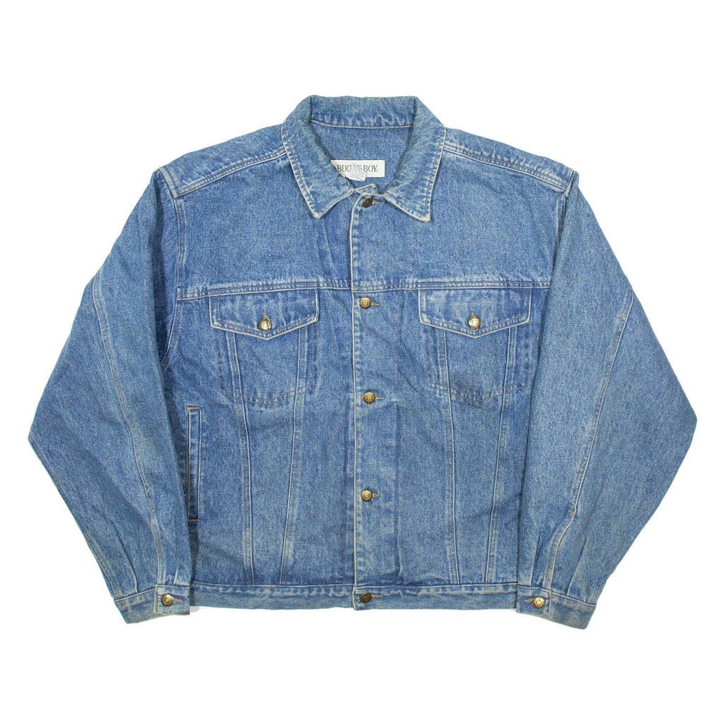 BUGGLE BOY Mens Denim Jacket Blue XL