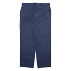 DICKIES 874 Workwear Mens Trousers Blue Regular Straight W38 L32