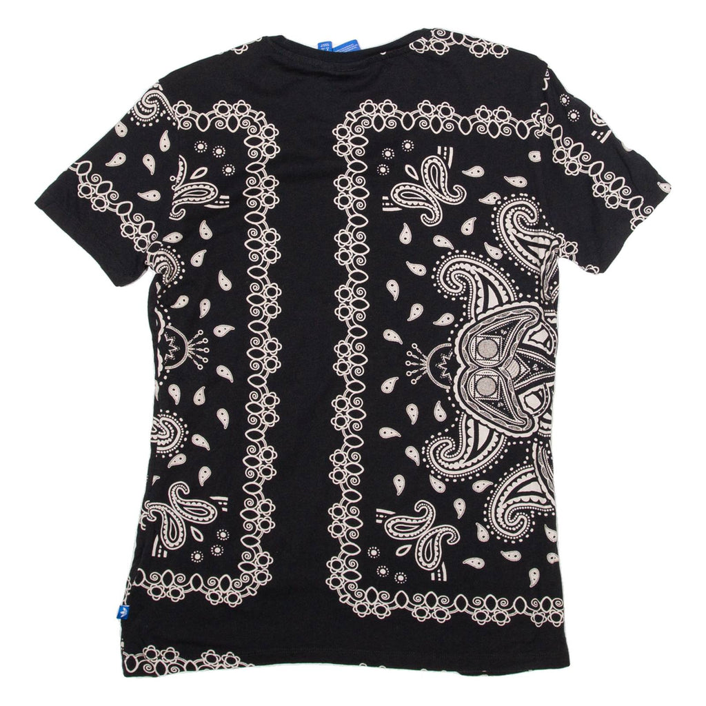 ADIDAS Womens T-Shirt Black UK 8