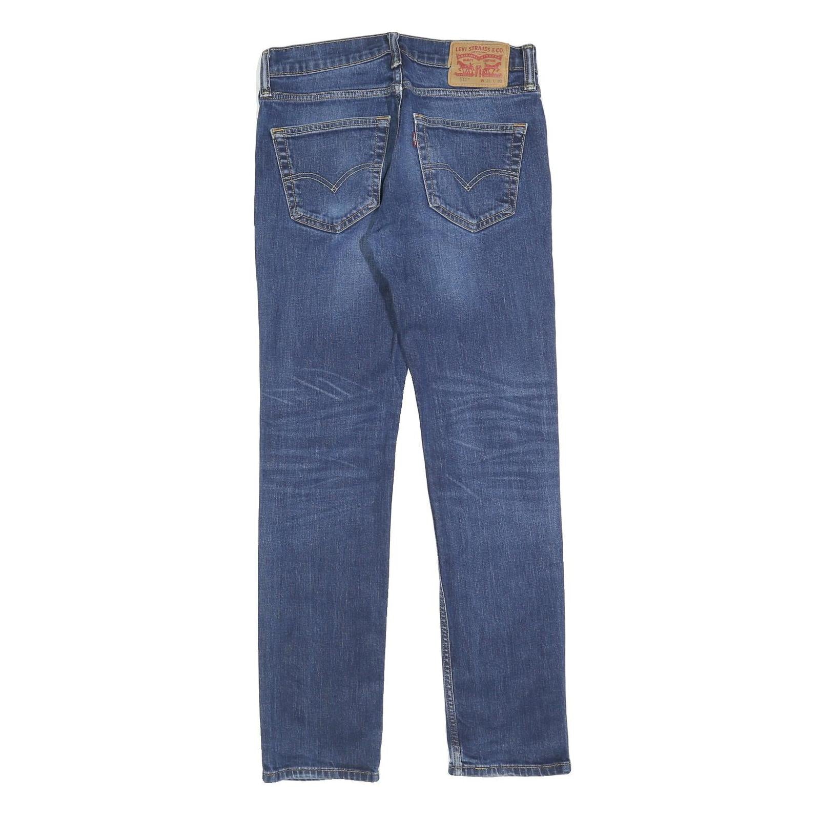 LEVI'S 511 Slim Mens Jeans Blue Denim Slim Skinny Cotton Blend W31 L32 Classic
