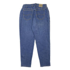 LEE Womens Jeans Blue Relaxed Straight Denim Medium W30 L27 Classic Fit Zip