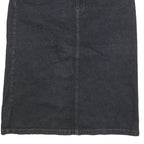 CALVIN KLEIN JEANS Womens Blue Denim Straight Knee Length Cotton Blend Skirt M