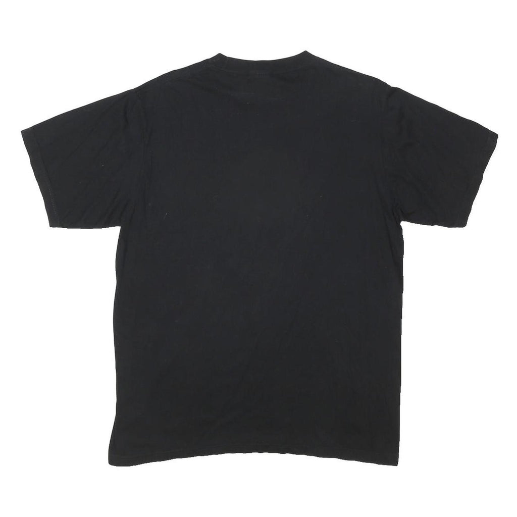 HEAVYMETAL Mens Black 2 Pac Graphic T-Shirt L Short Sleeve Crew Neck Vintage