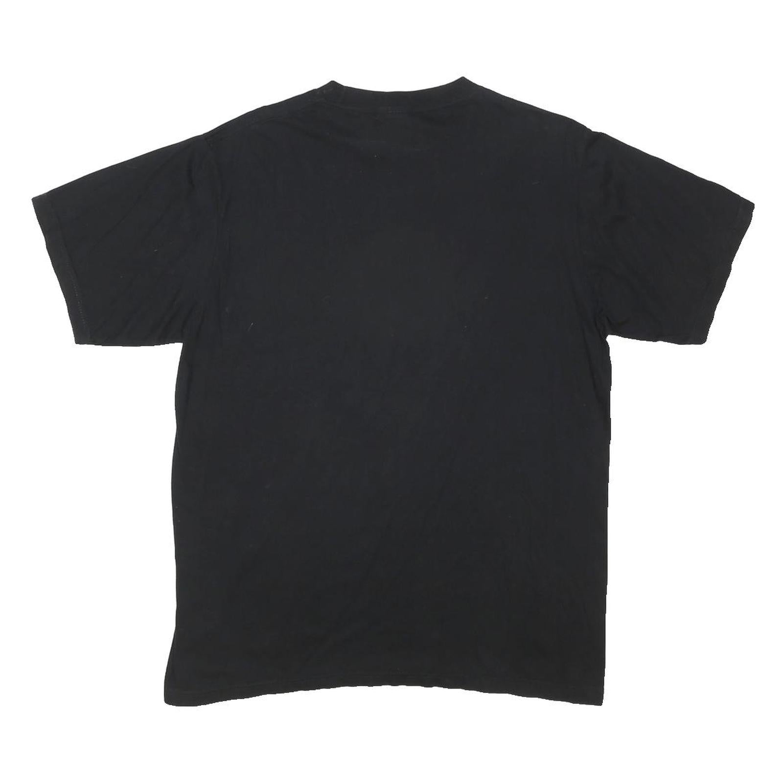 HEAVYMETAL Mens Black 2 Pac Graphic T-Shirt L Short Sleeve Crew Neck Vintage