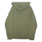 UNDER ARMOUR Mens Green Full Zip Hoodie L Cotton Blend Casual Sportswear