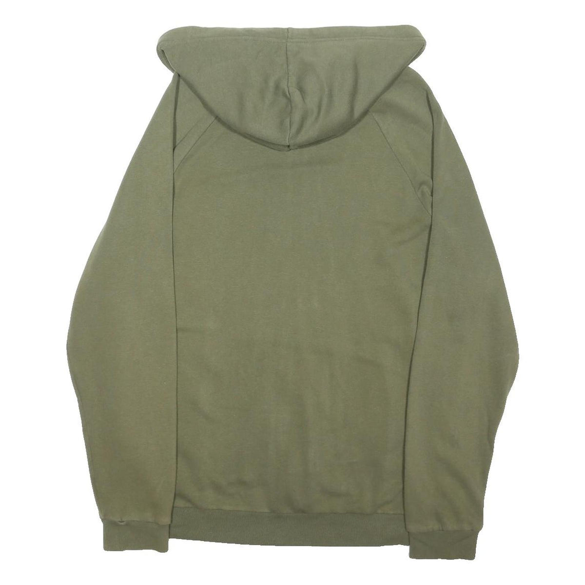 UNDER ARMOUR Mens Green Full Zip Hoodie L Cotton Blend Casual Sportswear