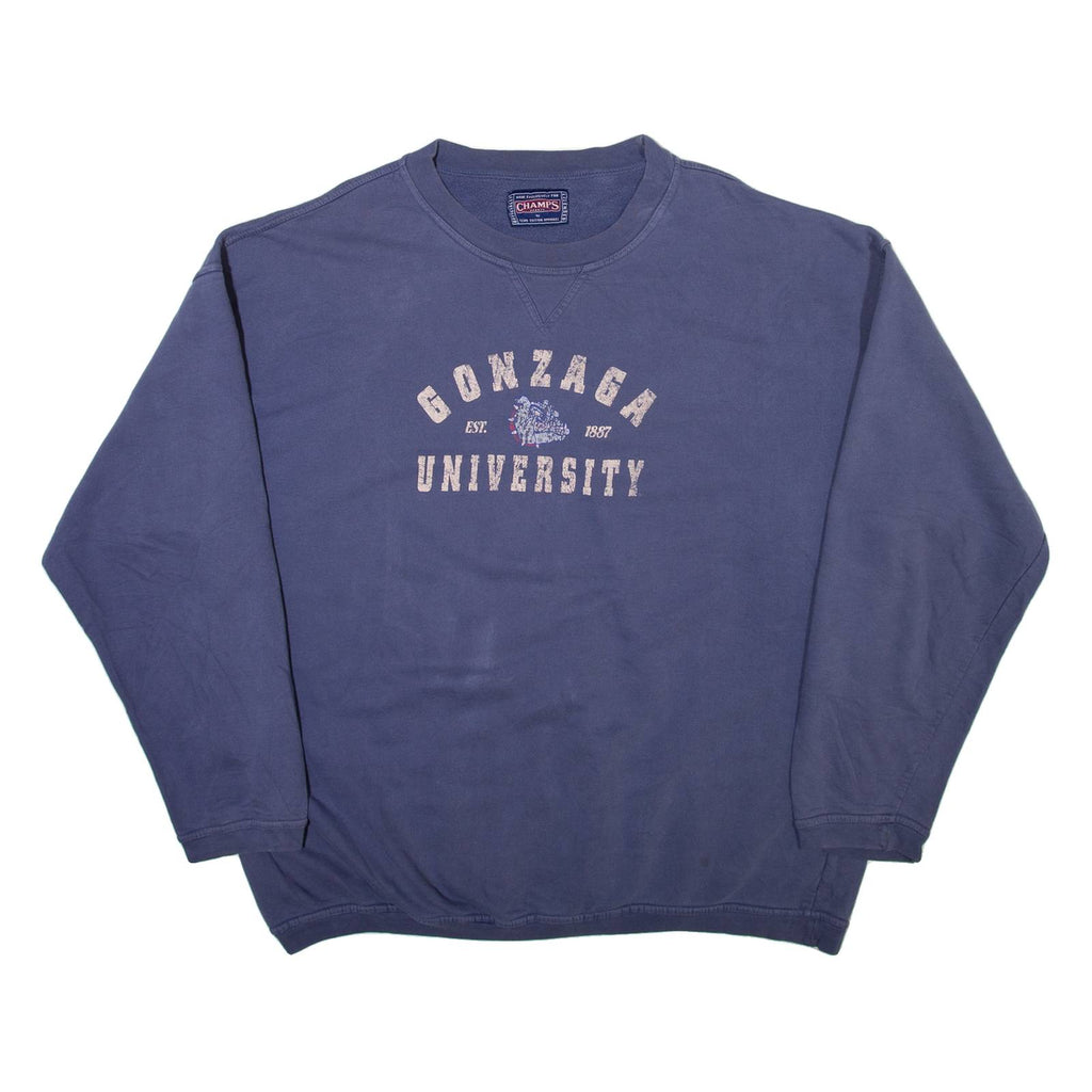 CHAMPS Gonzaga University Mens Sweatshirt Blue USA M