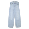 LEVI'S Womens Blue Loose Straight Denim Light W26 L29 Comfortable Zip Jeans