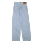 LEVI'S Womens Blue Loose Straight Denim Light W26 L29 Comfortable Zip Jeans