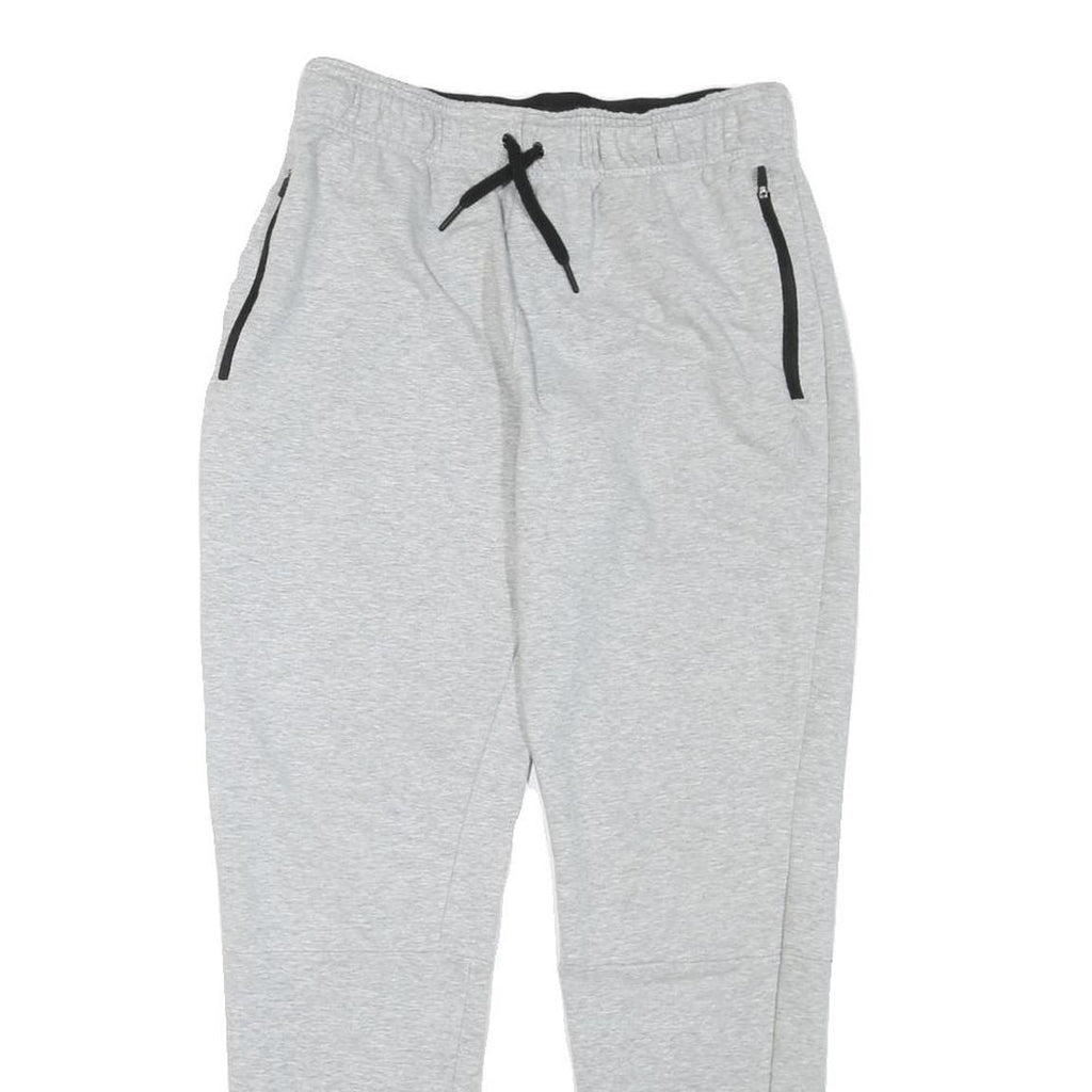 REEBOK Mens Joggers Grey Drawstring Slim Tapered S W28 L29 Cotton Blend