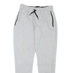 REEBOK Mens Joggers Grey Drawstring Slim Tapered S W28 L29 Cotton Blend