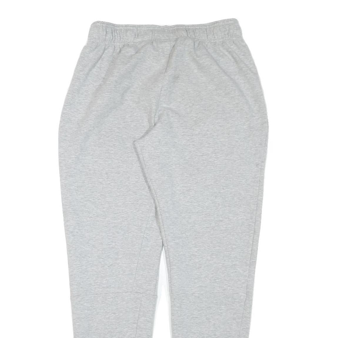 REEBOK Mens Joggers Grey Drawstring Slim Tapered S W28 L29 Cotton Blend