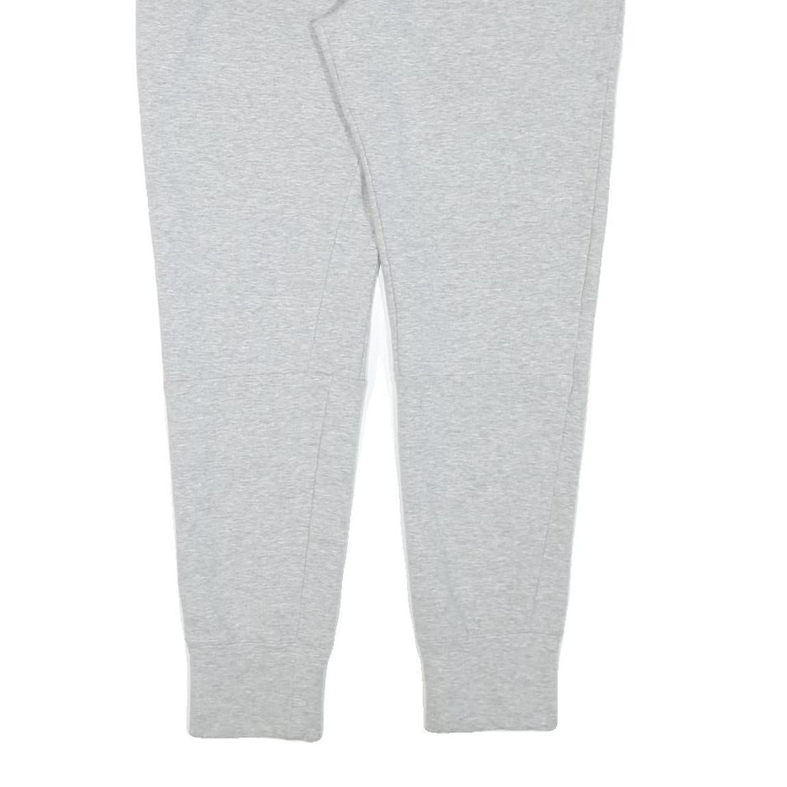 REEBOK Mens Joggers Grey Drawstring Slim Tapered S W28 L29 Cotton Blend