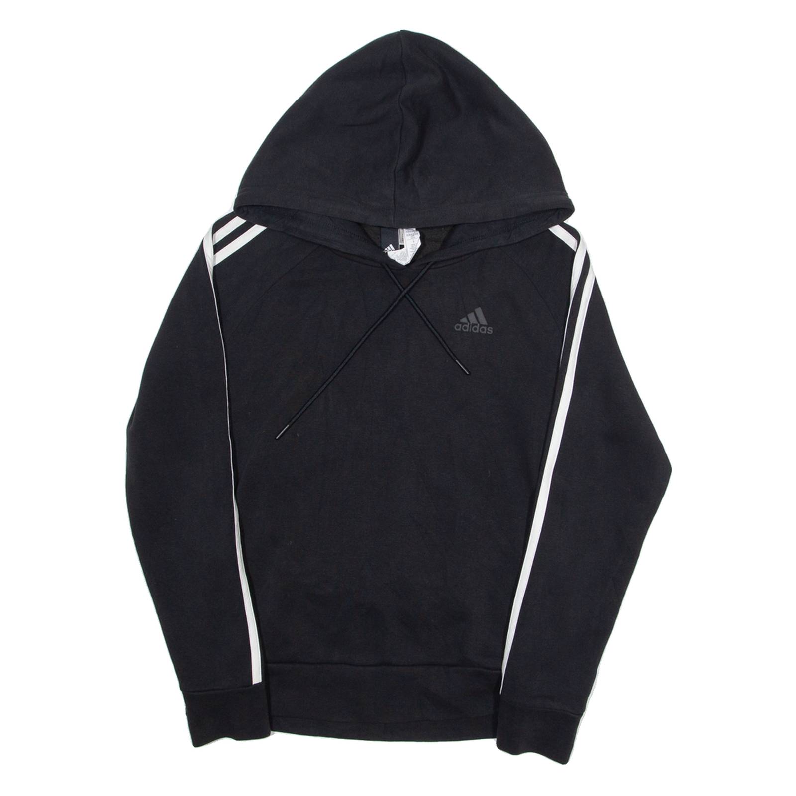 ADIDAS Womens Black Hoodie XS