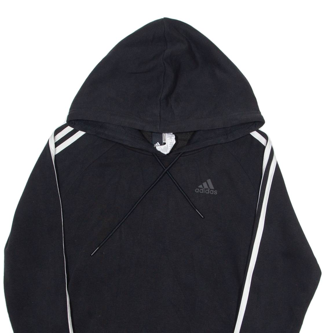 ADIDAS Womens Black Hoodie XS