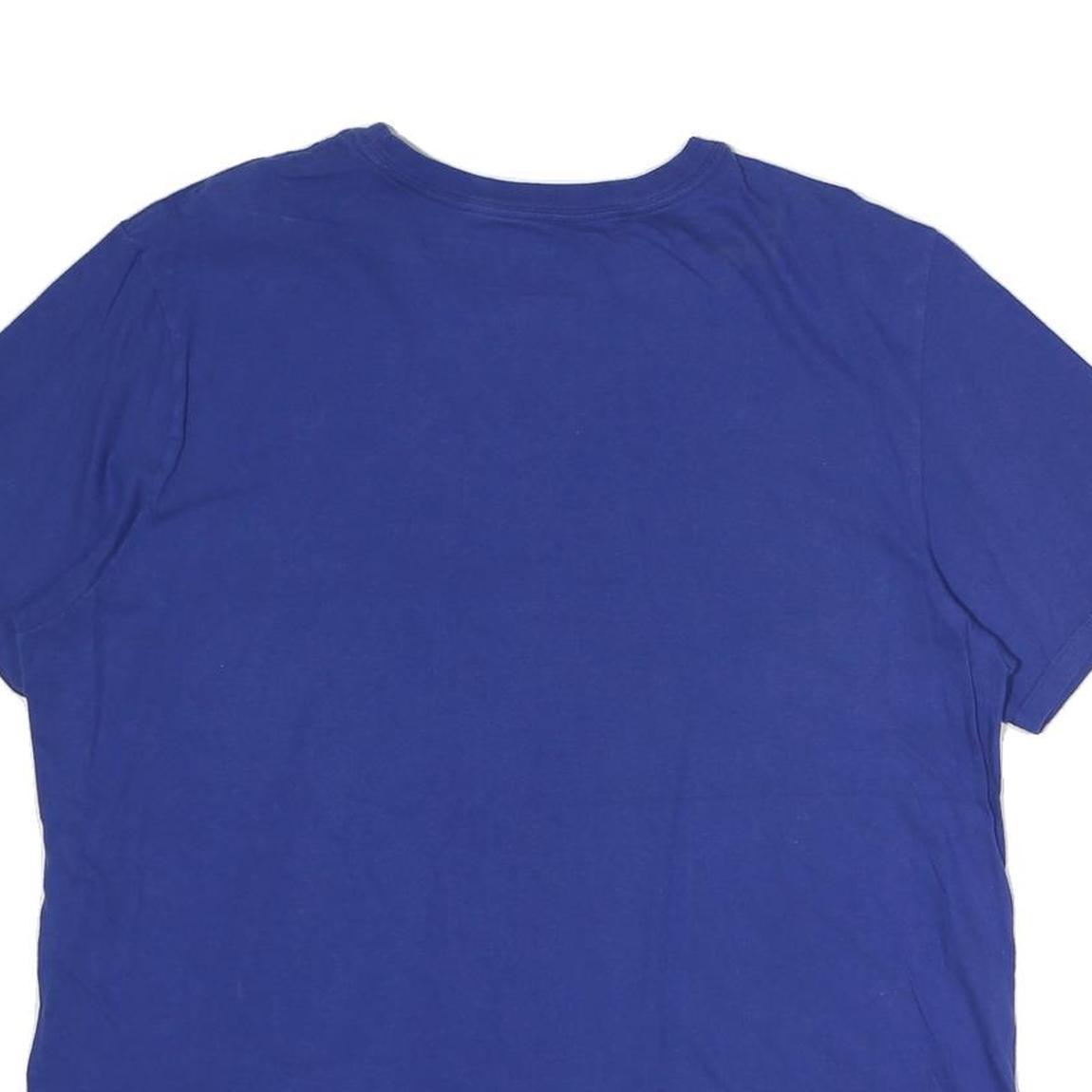 NIKE Mens Blue Chicago Baseball Graphic T-Shirt L Short Sleeve Crew Neck Casual