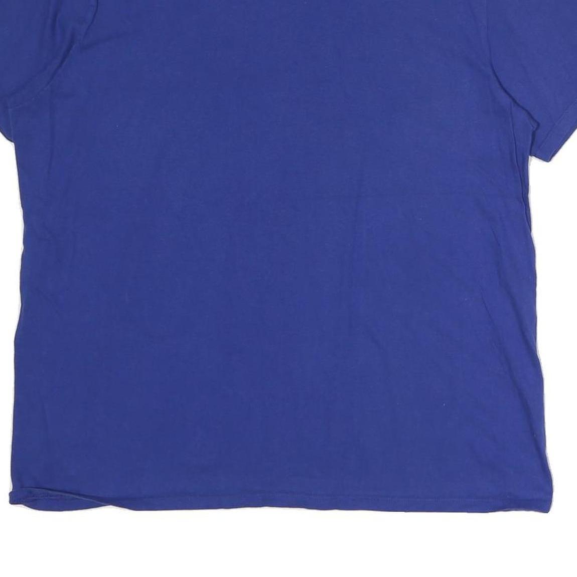 NIKE Mens Blue Chicago Baseball Graphic T-Shirt L Short Sleeve Crew Neck Casual