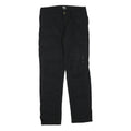 DICKIES Mens Cotton Blend Black Regular Fit Cargo Trousers W34 L34 Workwear