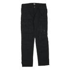DICKIES Mens Cotton Blend Black Regular Fit Cargo Trousers W34 L34 Workwear