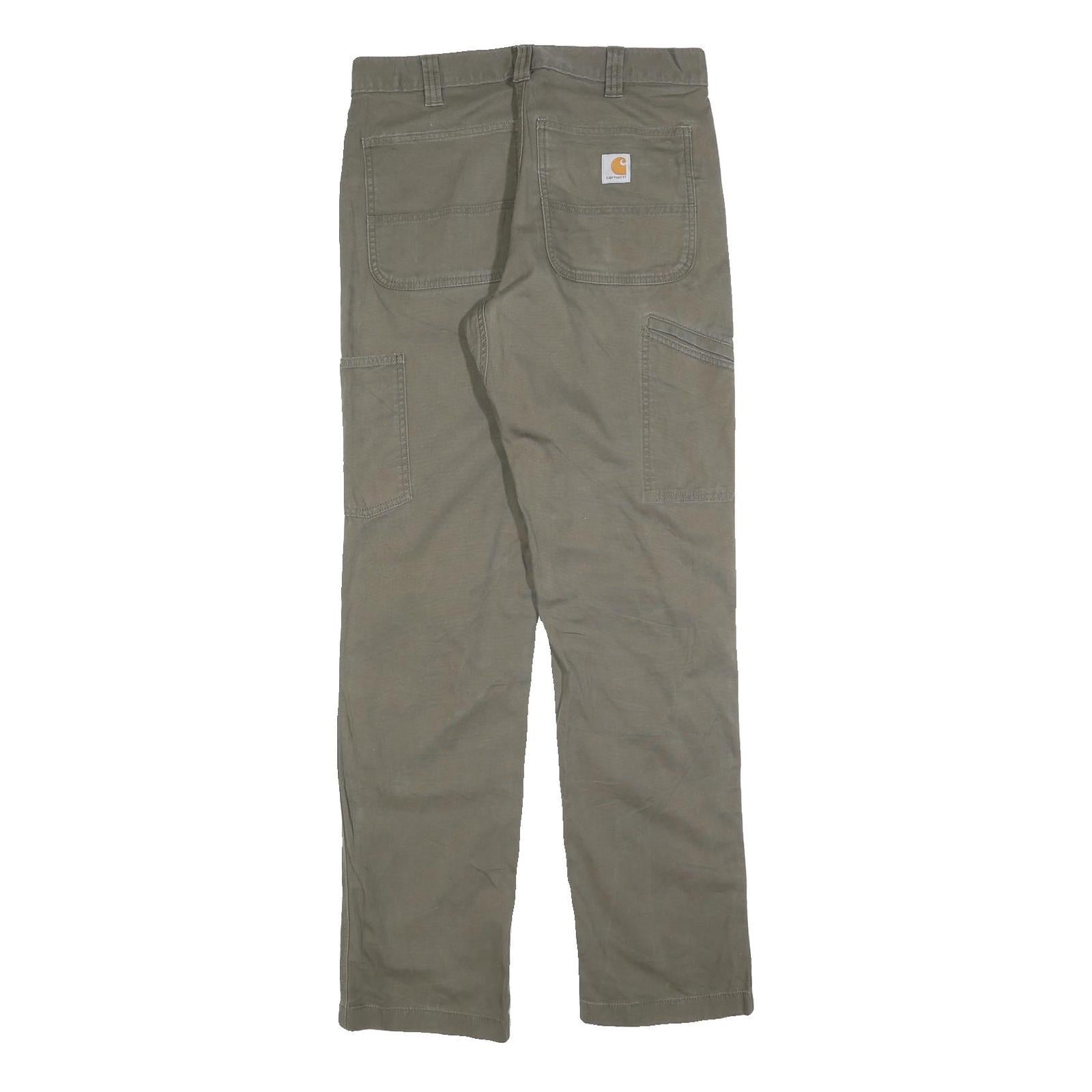 CARHARTT Mens Cotton Blend Relaxed Straight Fit Trousers W32 L34 Workwear